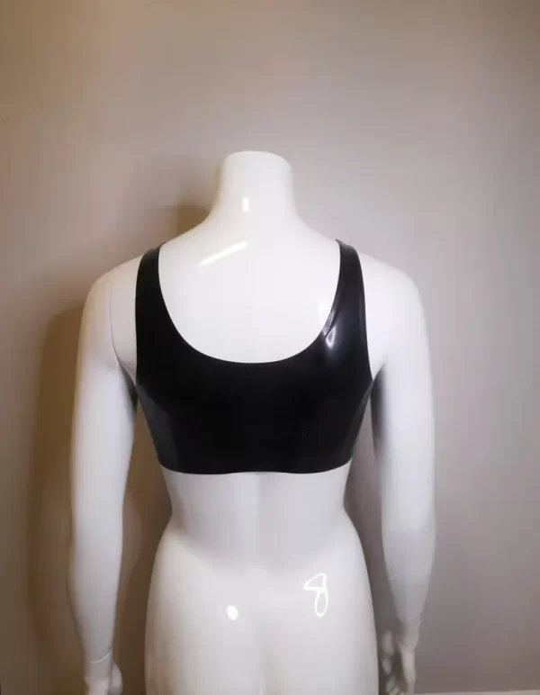 Latex Bralette, Crop Top