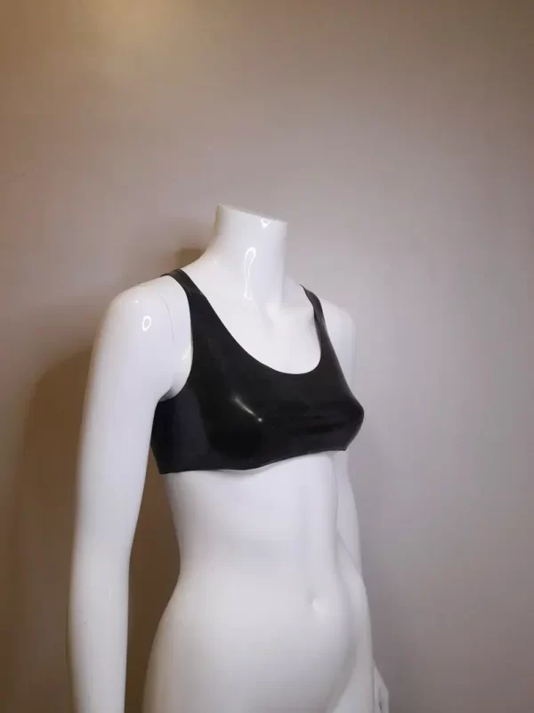 Latex Bralette, Crop Top