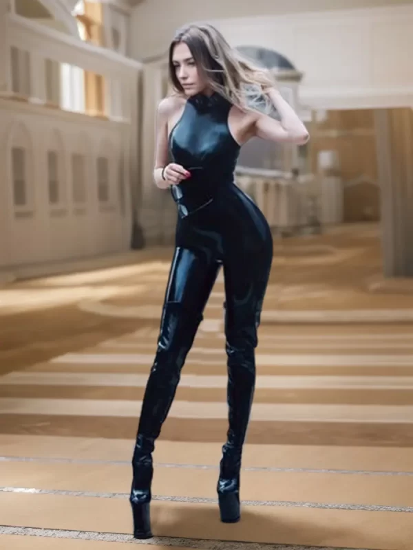 latex C005 catsuit