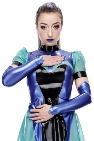 Diva Latex Arm Gauntlets