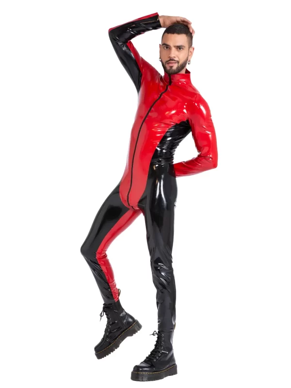 Blazing Latex Catsuit