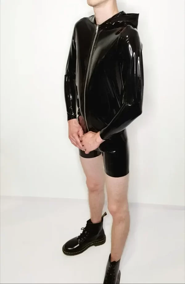 Top hoody jacket Daryl latex