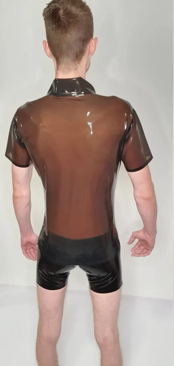 Top latex jacket rubber Mister