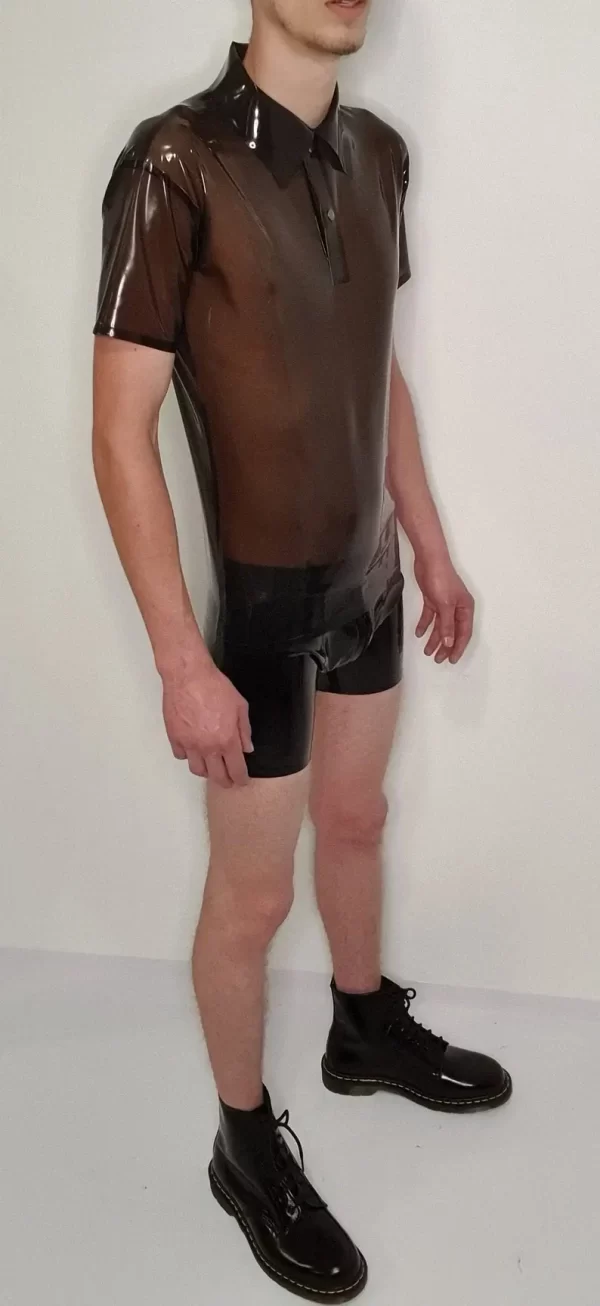 Top latex jacket rubber Mister