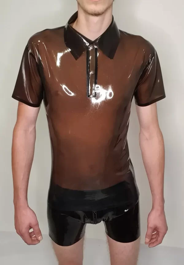 Top latex jacket rubber Mister