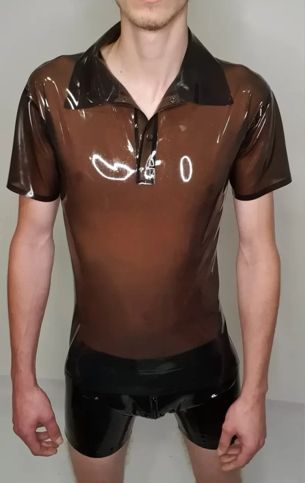 Top latex jacket rubber Mister