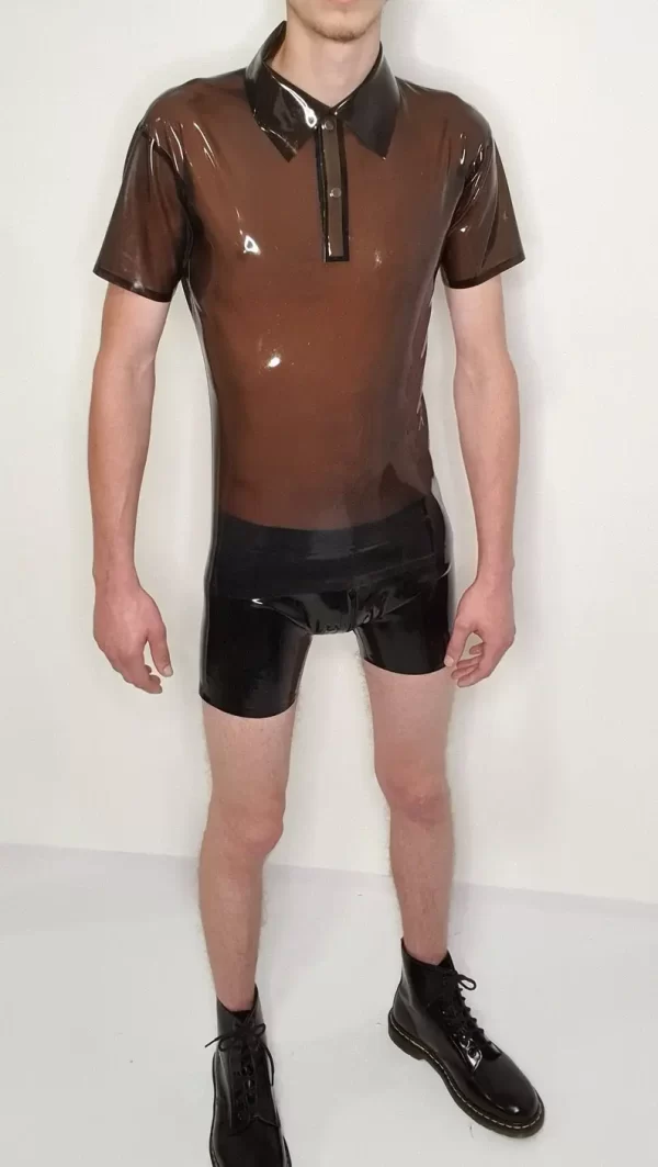 Top latex jacket rubber Mister