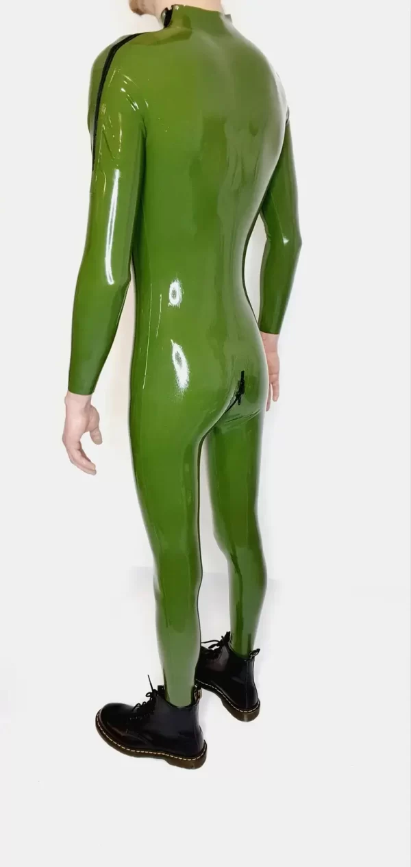 Combination Catsuit latex Seluny men