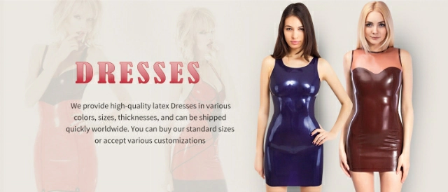 latex dress banner