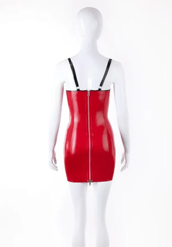 Maia Cup Latex Mini Dress