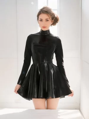 latex D02 dress