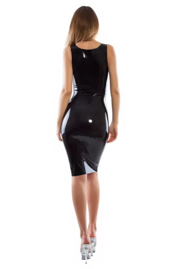 Latex sheath dress