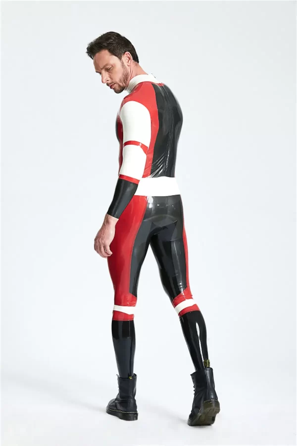 Male Cdr Batwing Back Zip Catsuit