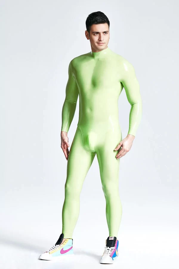 Male Sleekness Basic Neck Entry Latex Catsuit