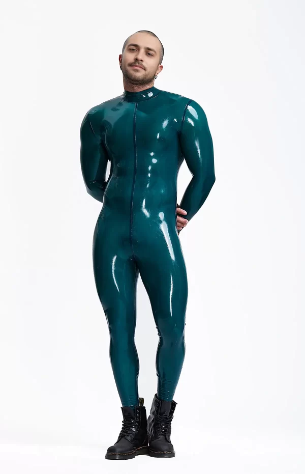 Male Sleekness Basic Neck Entry Latex Catsuit