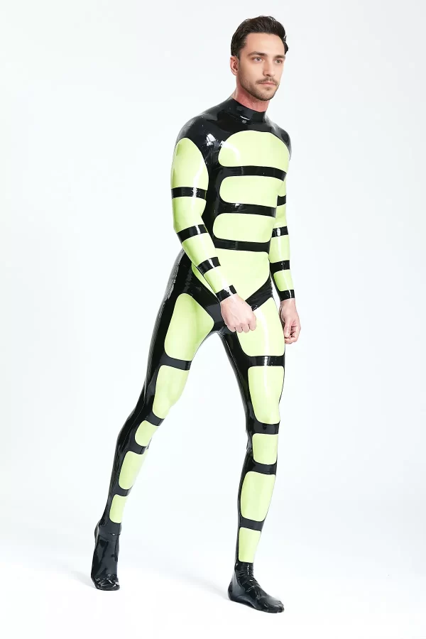 Male Strapper Rubber Catsuit