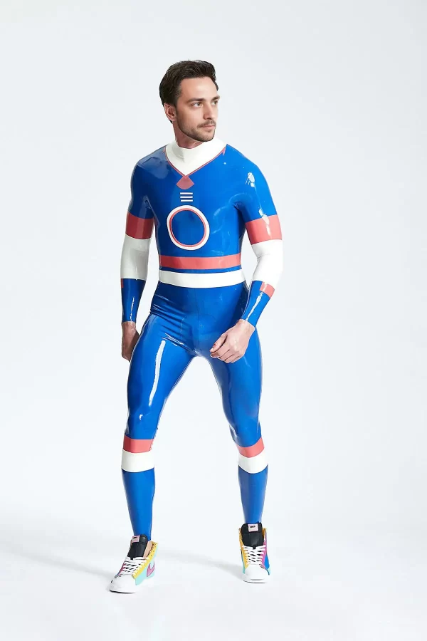 Male Circle Of Life Back Zip Catsuit