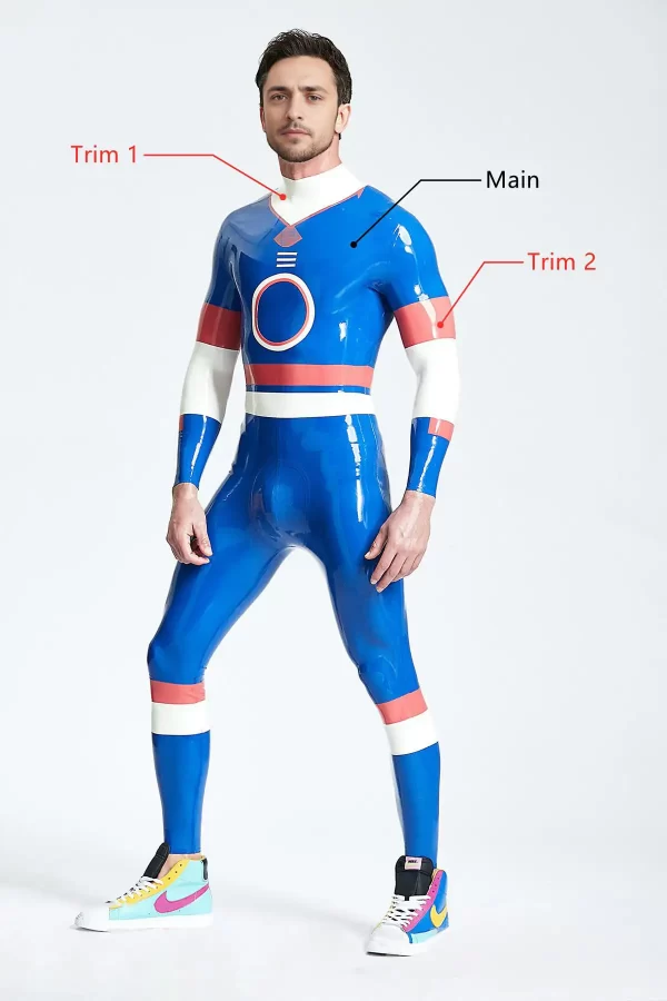 Male Circle Of Life Back Zip Catsuit