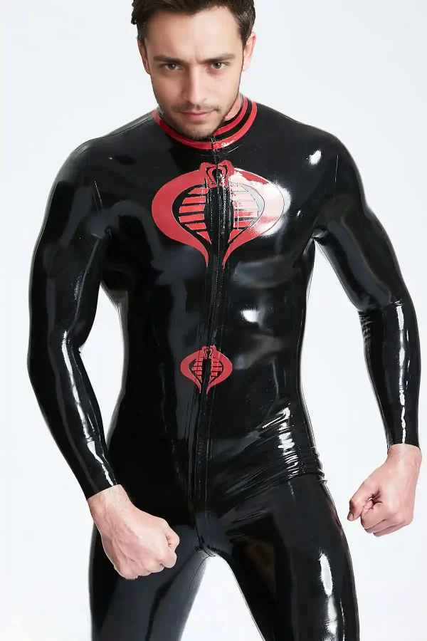 Male Symbolic Front Through-Zip Catsuit