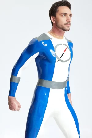 Male Galactica Back Zip Catsuit