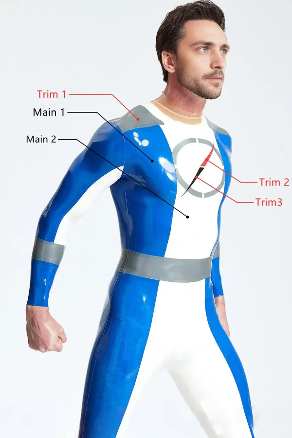 Male Time Traveller Back Zip Catsuit