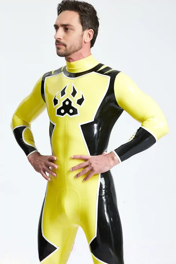 Male Galactica Back Zip Catsuit