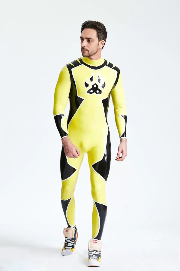 Male Galactica Back Zip Catsuit