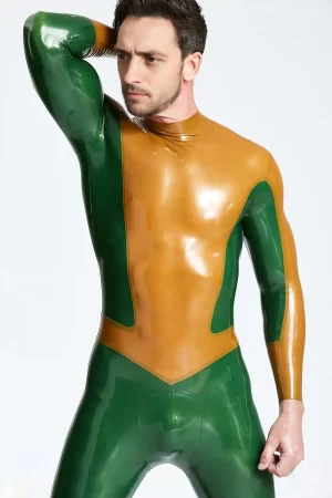 Male Galactica Back Zip Catsuit