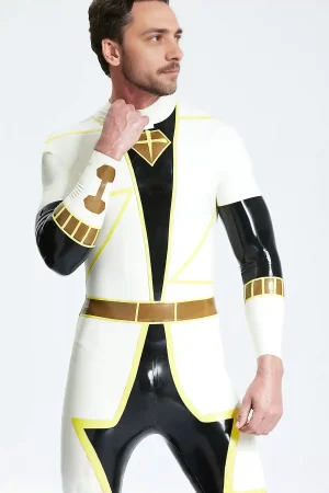 Male Defender Back Zipper Catsuit