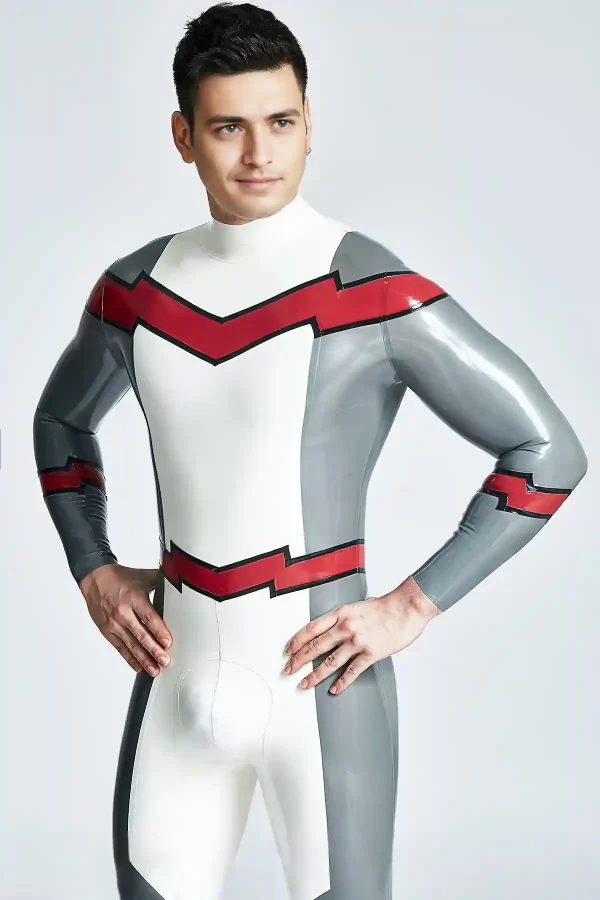 Male Firebolt Back Zipper Catsuit