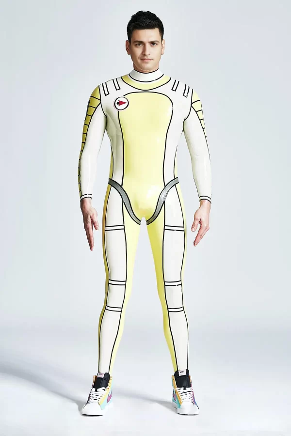 Male Moonstruck Back Zipper Catsuit