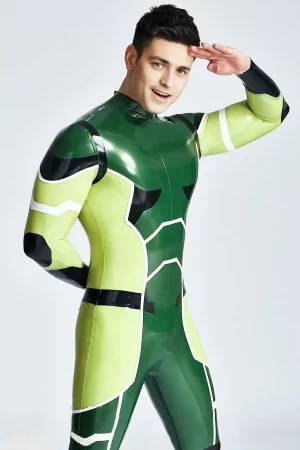 Male Moonstruck Back Zipper Catsuit