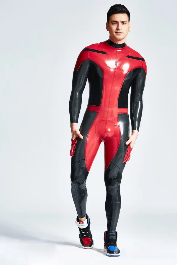 Male Safari Adventurer Back Zipper Catsuit