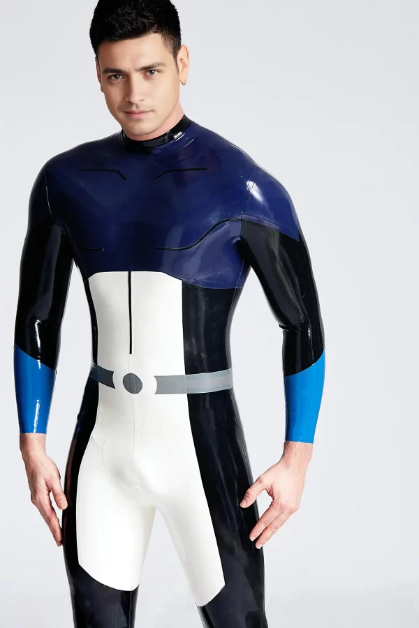 Male Skylar Back Zipper Catsuit - Latexcharms