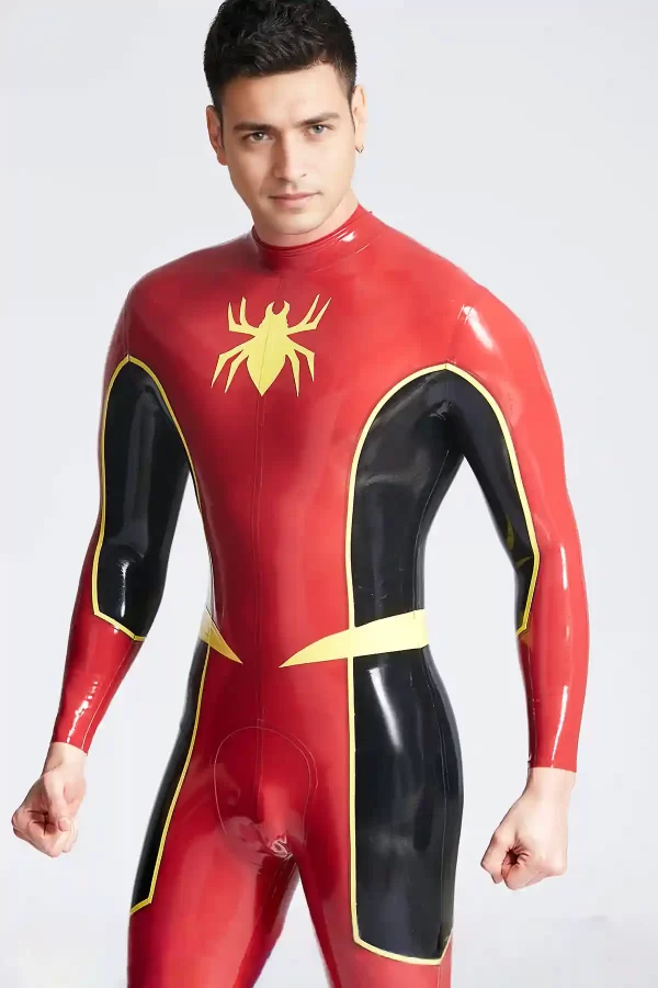 Male Stagger Back Zipper Catsuit