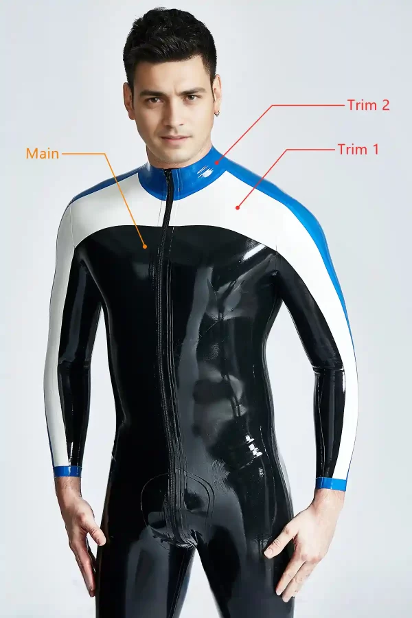 Male Streamliner Front Through-Zipper Catsuit