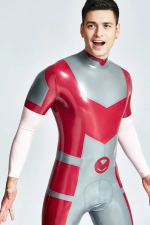 Male Streamliner Front Through-Zipper Catsuit