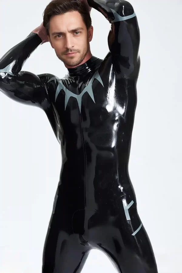 Male Shark Tooth Look Catsuit