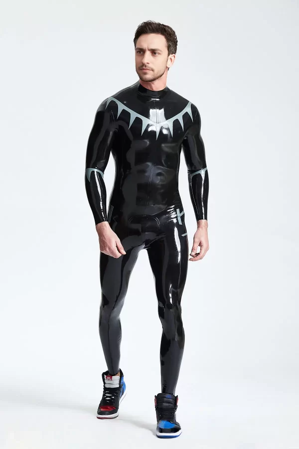 Male Shark Tooth Look Catsuit