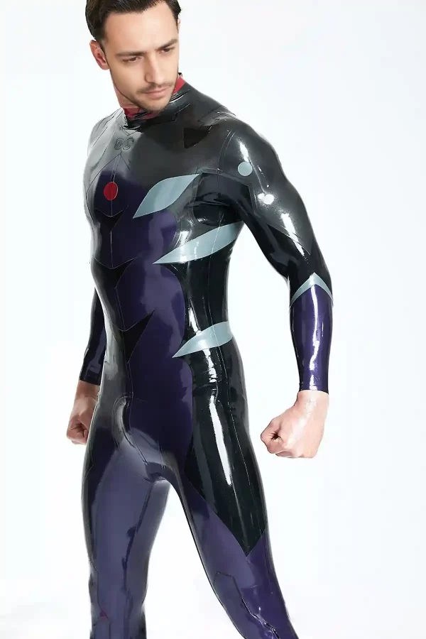 Male Galactic Nebular Catsuit With Feet