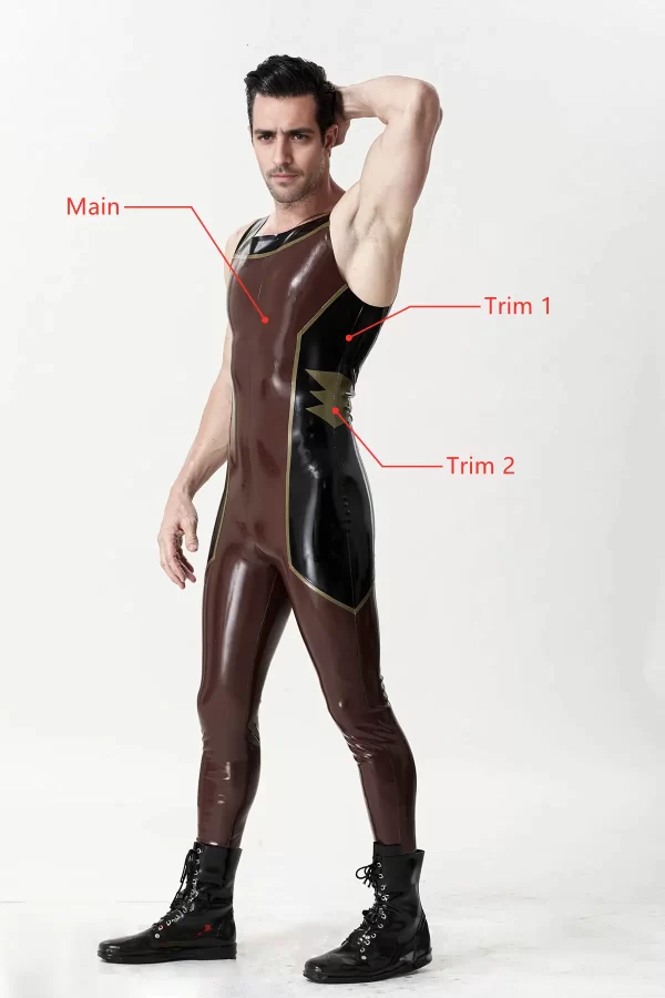 Male Flavius Singlet Style Zipper-less Catsuit