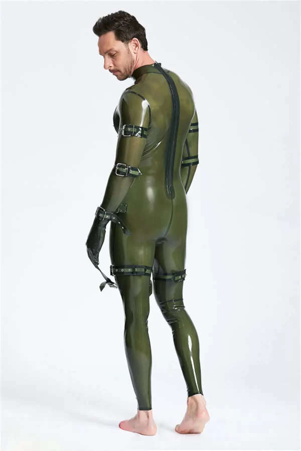 Male Multi-Use Bondage Codpiece Catsuit