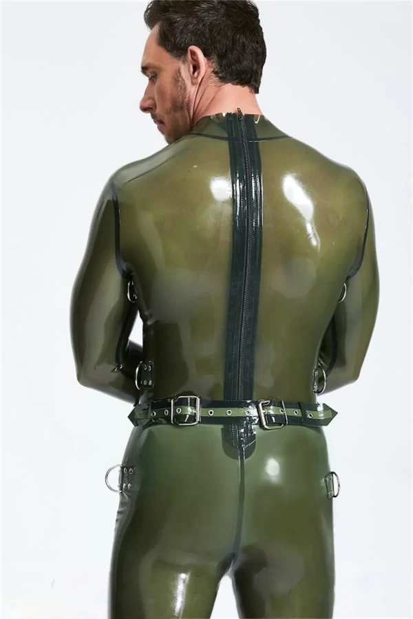 Male Multi-Use Bondage Codpiece Catsuit