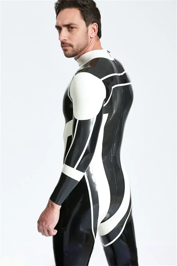 Male Trident Back Zip Catsuit