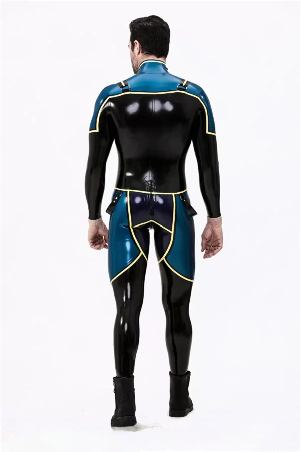 Male Blue Badge Gendarme Style Catsuit