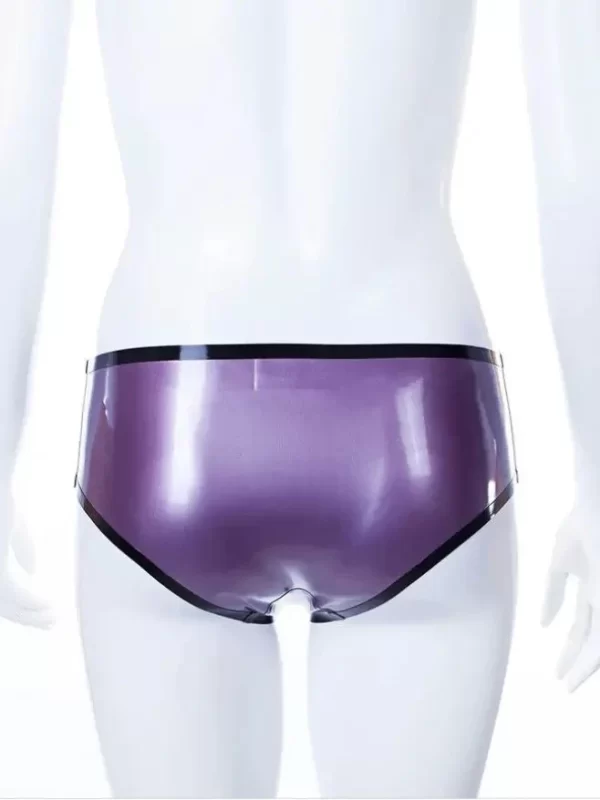 Low Waist Latex Briefs