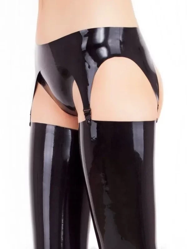 Latex garter belt