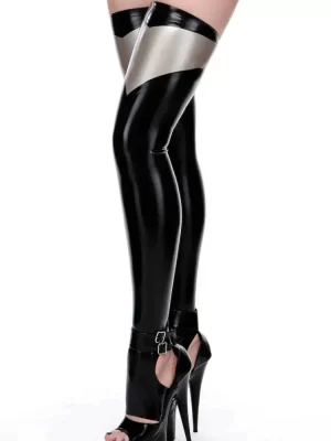 Basic Latex Stirrup Stockings