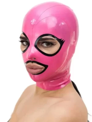 Latex Hood with Trim ?C Round Eyes