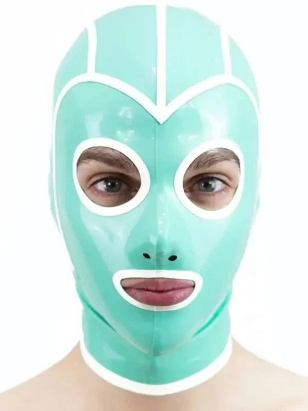 Latex Hood with Trim ?C Round Eyes